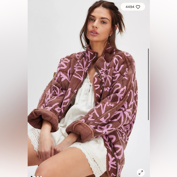 Free People Jackets & Blazers - Free People Rare Printed Dolman Jacket